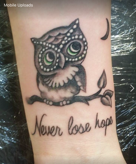 Tattoos - Cute Owl - 129481